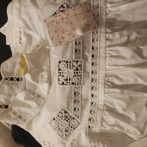 NWT free people blouse Boho Cottage Core Style - Picture 4 of 6